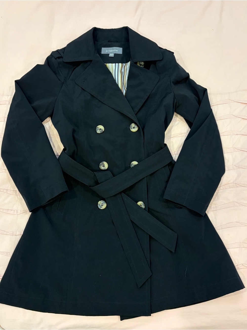 Vintage Black Trench Coat